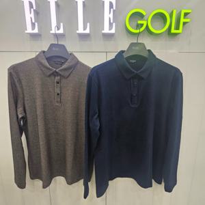 [엘르골프]남성 약기모 잔패턴 폴로티셔츠6K55206