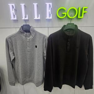 [엘르골프]남성  조직감 방풍 목크넥티셔츠6K55403_DJ