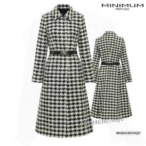 [미니멈]MD 하운드 체크 코트형 롱자켓  MD MMYDAWJ0610_CJ