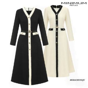 [미니멈]MD 배색 플레어 원피스  MD MMYDAWO1260_CJ