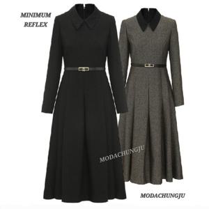 [미니멈]MD 카라 플리츠 원피스  MD MMYDAWO0220_CJ