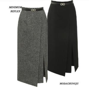 [미니멈]MD 울 언발 슬릿 스커트 MD MYDAWS0630_CJ