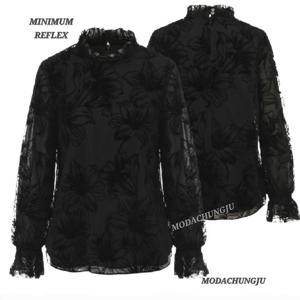 [미니멈]MD 플라워 시스루 블라우스 MD MMYDAWB0540_CJ