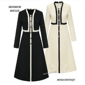 [미니멈]MD  울 배색 라인 롱 원피스 MD MYDAWO0530_CJ