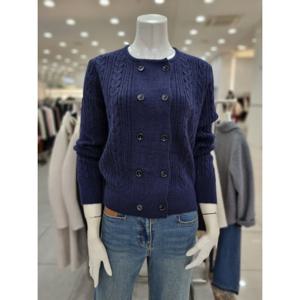 [더아이잗]도톰 라운드넥 더블버튼 가디건 IPBCD7411470_DJ