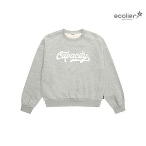 [에꼴리에]여자 겨울신상 삥줄포인트레터링맨투맨티(24D1751)_CC