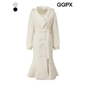 [GGPX]하객룩 트위드 머메이드 스타일 코트 원피스 (GPBOP003F)