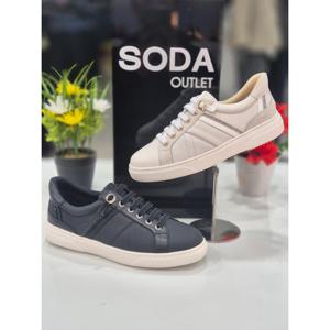 [소다][소다] 여성 데일리 경량 스니커즈 라인 FLF514_DG
