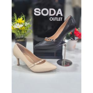 [소다][소다] 여성 구두 포인트 장식 펌프스 FLF503_DG