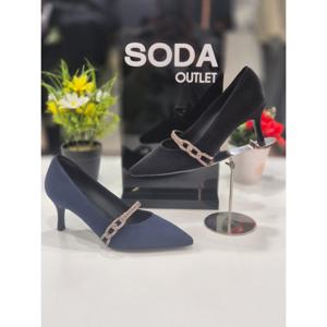 [소다][소다] 여성 구두 포인트 장식 펌프스 FLF512_DG