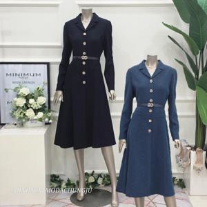 [미니멈]MD 트위드버튼 포인트 플레어 원피스 MD MZDGWO9940DN2