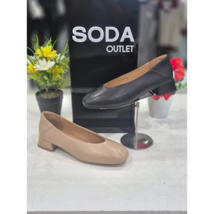 [소다][소다] 여성 구두 스퀘어 라인 펌프스 FRF505_DG