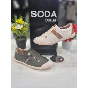 [소다][소다] 여성 데일리 경량 스니커즈 라인 FLF509_DG