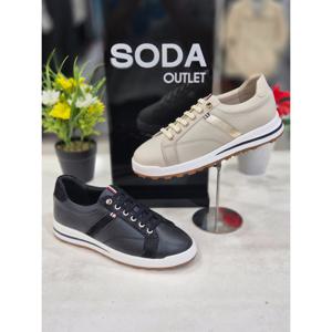 [소다][소다] 여성 데일리 경량 스니커즈 라인 FLF414_DG