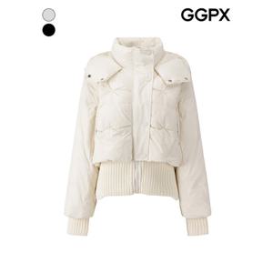 [GGPX]니트 시보리 덕다운 스노우 패딩 점퍼 (GPBJP016F)