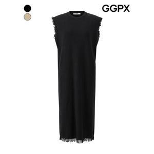 [GGPX]프린지 민소매 니트 원피스 (GPBOP008F)