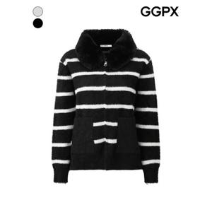 [GGPX]카라 뽀송 퍼 포켓 집업 가디건 (GPBKG027F)