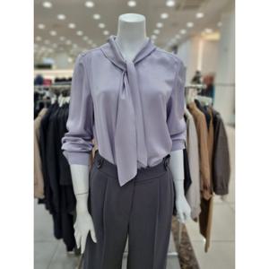 [더아이잗]봄.가을용 새틴 타이넥 블라우스 IP9BL0511970