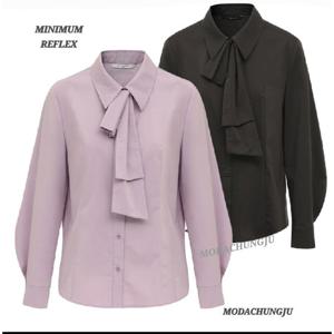 [미니멈]MD 리본 벌룬 블라우스 MD MYDAWB0750LV