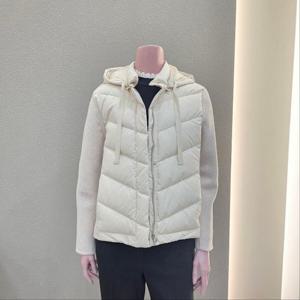 [꼼빠니아]모직배색 덕다운 패딩 재킷 CAEW1-WIH200_IC