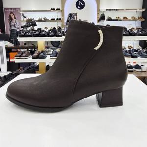 [엘칸토]여성 양가죽 4센치 기모 앵클부츠 LCWA62U54C2