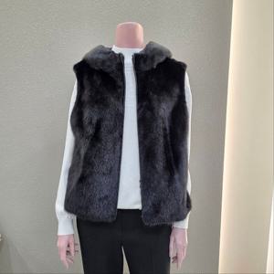 [꼼빠니아]리얼 짚업 통 밍크베스트 CZFW0-WFV510 _IC