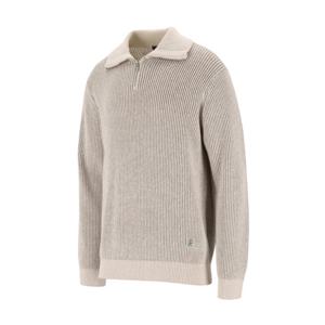 [피에이티]울혼방 골조직 반집업 스웨터 QL73401