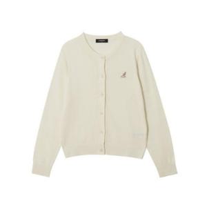 캉골자켓 CQK KRFW-KN19130IV 우먼스 플레인 가디건 1913 아이보리