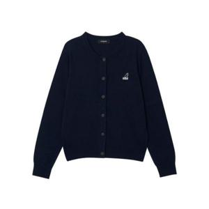 캉골자켓 CQK KRFW-KN19130NV 우먼스 플레인 가디건 1913 네이비