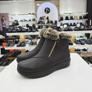 [엘칸토]여성 양가죽 경량 지퍼장식 컴포트 앵클부츠 LCWA68U54A