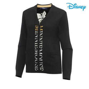 [디즈니골프]여성 캐릭터 울 브이넥 니트 가디건 (DN3LKG002)