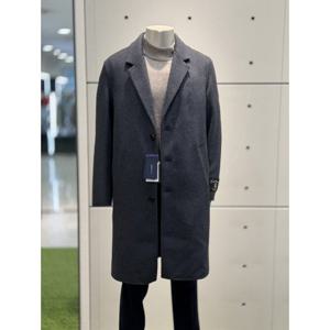[바쏘옴므]WSZ4-CJ29A 차콜 울 캐시미어 혼방 체스터 롱코트