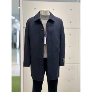 [바쏘옴므]WSZ4CJ24 네이비 울 캐시미어 구스다운 내피 반 코트