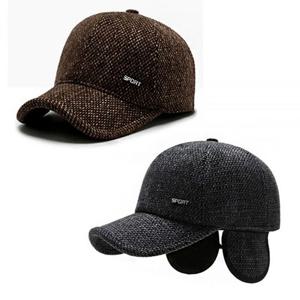 코듀로이 남성 여성 골덴 방한모 귀마개 일체형 모자