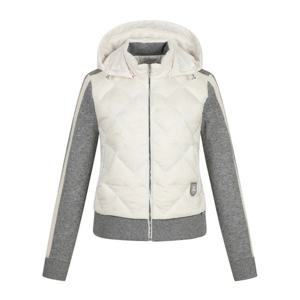 [핑]여성 후드니트 구스 다운점퍼  121E4JP285_WH