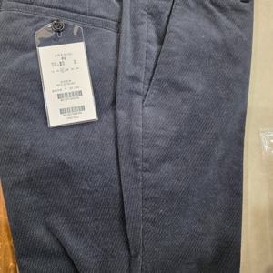 [바쏘옴므]네이비 코듀로이 허리밴딩WSY4PF78A