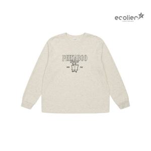 [에꼴리에]여자 겨울신상 라인캐릭터오버핏라운드티(25D0485)