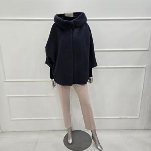 [미니멈]MZDKFH0880NA 밍크배색 언발 하프 코트