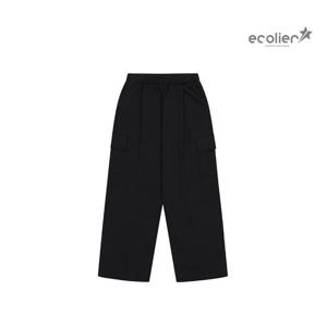 [에꼴리에]여자 겨울신상 벨로아본딩와이드 카고바지(25D0253)