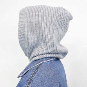 후드 니트 넥 워머 바라클라바 페이크 여자 모자 공갈