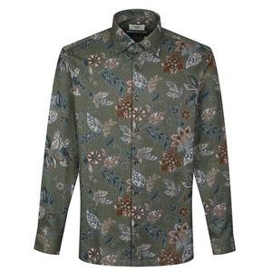 [레노마(셔츠)]깡끌리니 빅플라워 기모 프린트 ROWSG1072GE