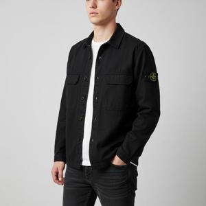 25FW 스톤아일랜드 K2S15 1200009 와펜 패치 코튼 립스탑 오버셔츠 자켓