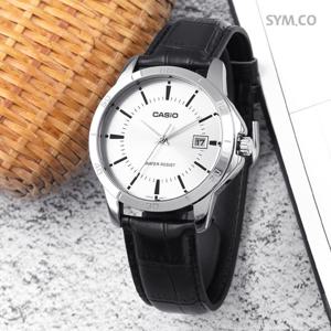 카시오 MTP-V004L-7A 다이버룩 아웃도어 아날로그 캐쥬얼 남자 가죽 시계 d