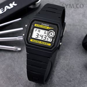 카시오 F-94WA-9 경량 슬림 군인 군용 전자 스포츠 남자 우레탄 시계 d