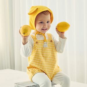 [아가방]피버데이바디수트상하(모자)(MINT,YELLOW)_01S127901
