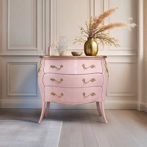 유캐슬 피에르 엔틱서랍장 3단수납장 원목 엔틱가구