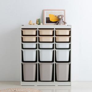 리바트 프렌즈아이 마카롱 3x5 일반수납장(슬림형)