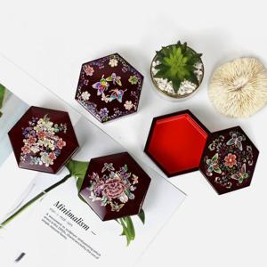 [박씨상방] 고급나전 주합 육각빈함소 보석함