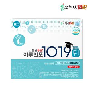 고철남홍삼 전체식 청소년홍삼스틱 1019틴 10ml x 30포