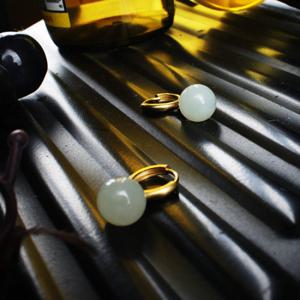 JADE U 제이드유 춘천옥 O형 옥귀걸이 J-931